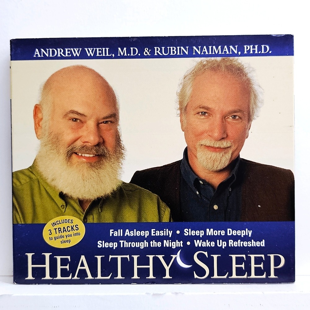Andrew‎ Weil Healthy Sleep 2-CD Set Rubin Naiman Guided Meditation Sounds True
